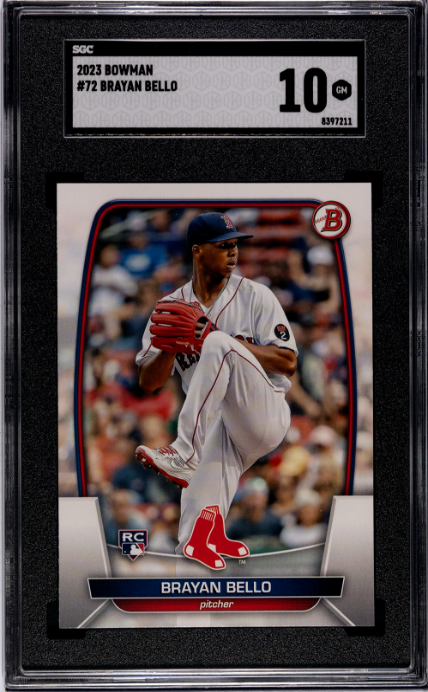 2023 Bowman #72 Brayan Bello RC SGC 10