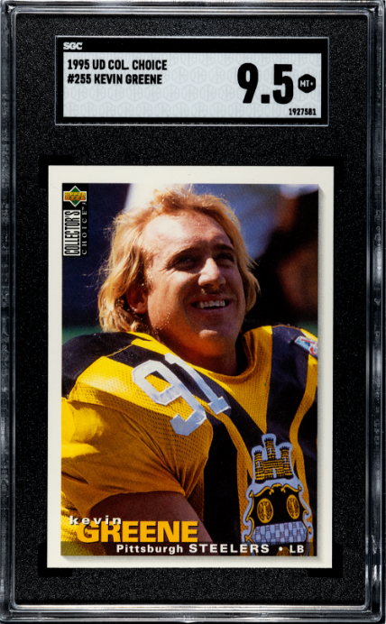 1995 Upper Deck Collector's Choice #255 Kevin Greene SGC 9.5