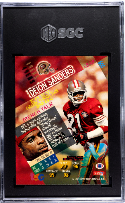 1994 Topps Stadium Club #600 Deion Sanders SGC 10