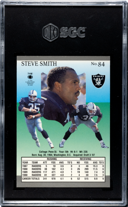 1991 Fleer Ultra #84 Steve Smith SGC 9.5
