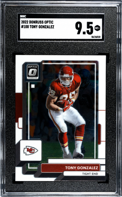 2022 Donruss Optic #100 Tony Gonzalez SGC 9.5