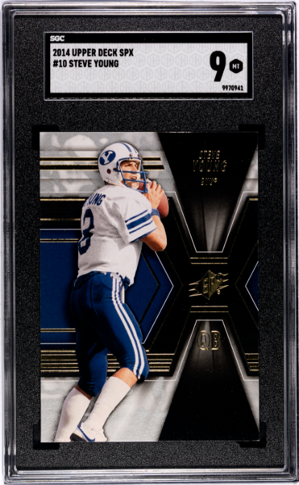 2014 Upper Deck SPX #10 Steve Young SGC 9