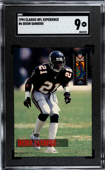1994 Classic Nfl Experience #6 Deion Sanders SGC 9