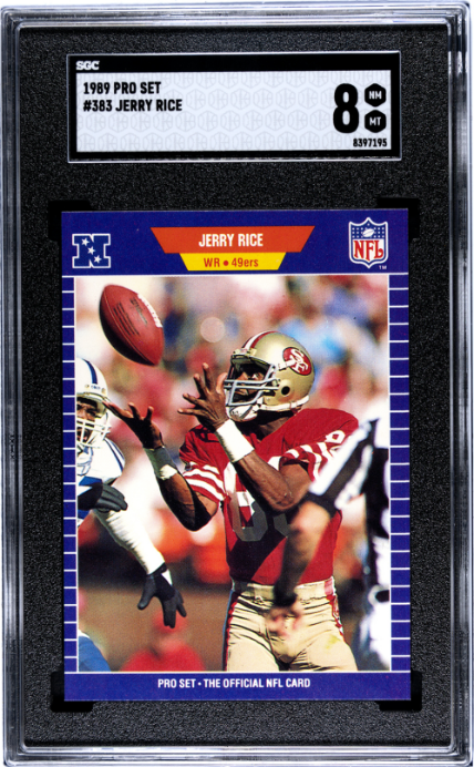1989 Pro Set #383 Jerry Rice SGC 8