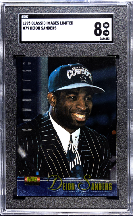 1995 Classic Images Limited #79 Deion Sanders SGC 8