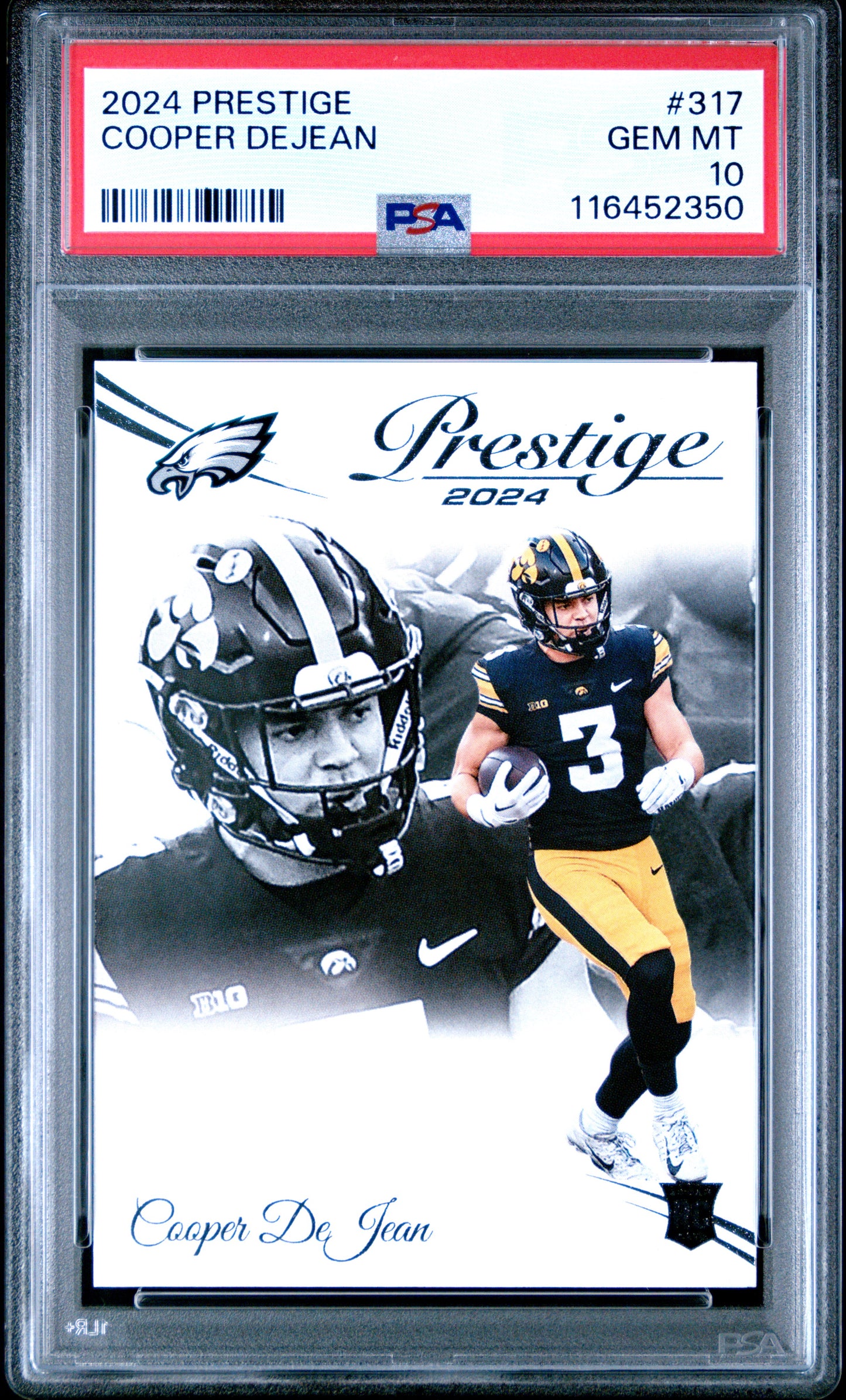 2024 Panini Prestige #317 Cooper Dejean RC PSA 10