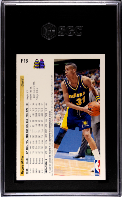 1992-93 Upper Deck McDonald's #P18 Reggie Miller SGC 9.5