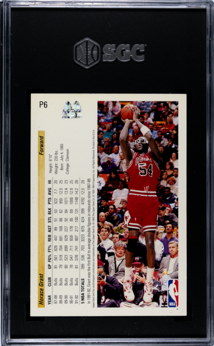 1992-93 Upper Deck McDonald's #P6 Horace Grant SGC 7