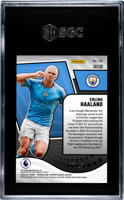 2022-23 Panini Revolution Premier League #163 Erling Haaland Kaleido SGC 10