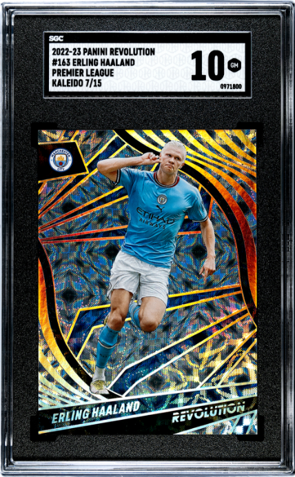 2022-23 Panini Revolution Premier League #163 Erling Haaland Kaleido SGC 10
