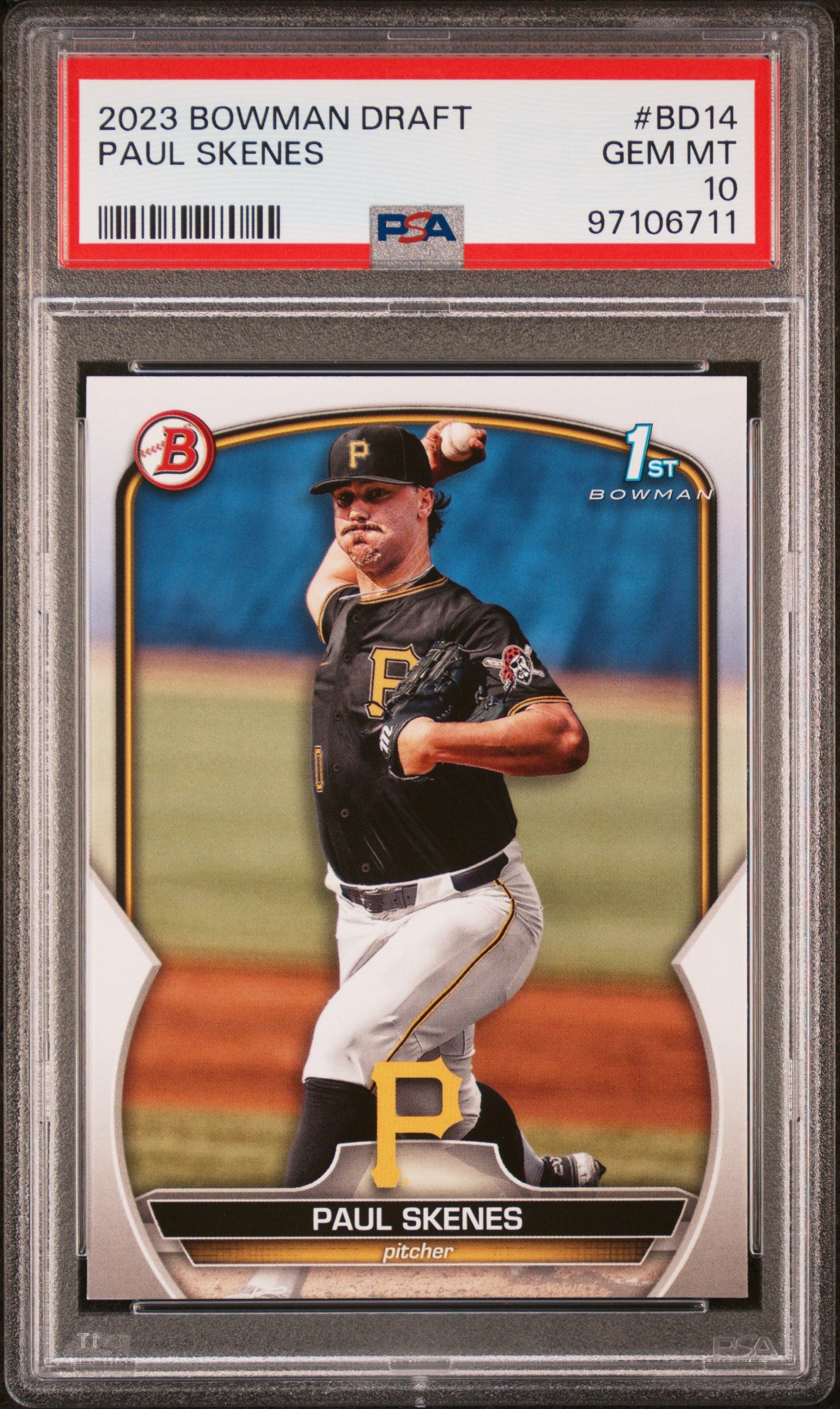2023 Bowman Draft #BD14 Paul Skenes PSA 10