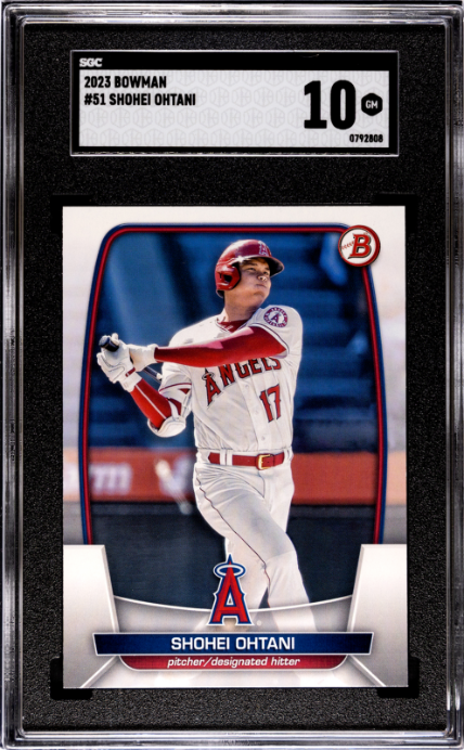 2023 Bowman #51 Shohei Ohtani SGC 10