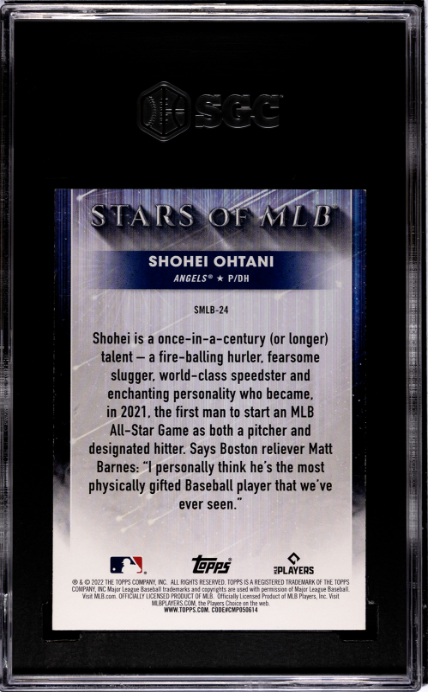 2022 Topps #SMLB-24 Shohei Ohtani Stars Of MLB SGC 7