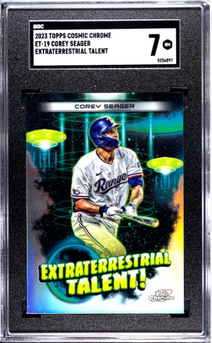 2023 Topps Cosmic Chrome #ET-19 Corey Seager ET Talent SGC 7