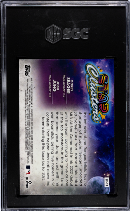 2023 Topps Cosmic Chrome #SC-13 Seager/Jung Star Clusters SGC 10