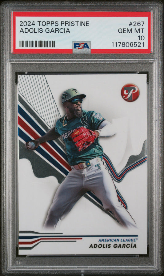 2024 Topps Pristine #267 Adolis Garcia PSA 10