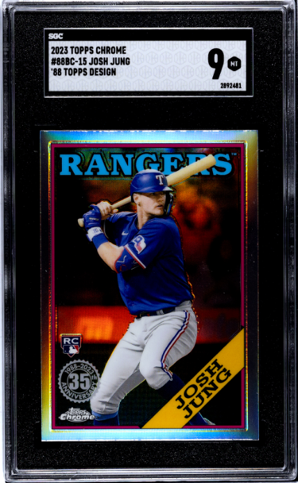 2023 Topps Chrome #88BC-15 Josh Jung '88 RC SGC 9