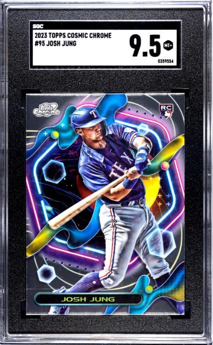 2023 Topps Cosmic Chrome #95 Josh Jung RC SGC 9.5