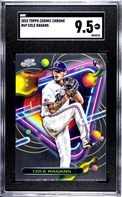 2023 Topps Cosmic Chrome #69 Cole Ragans RC SGC 9.5