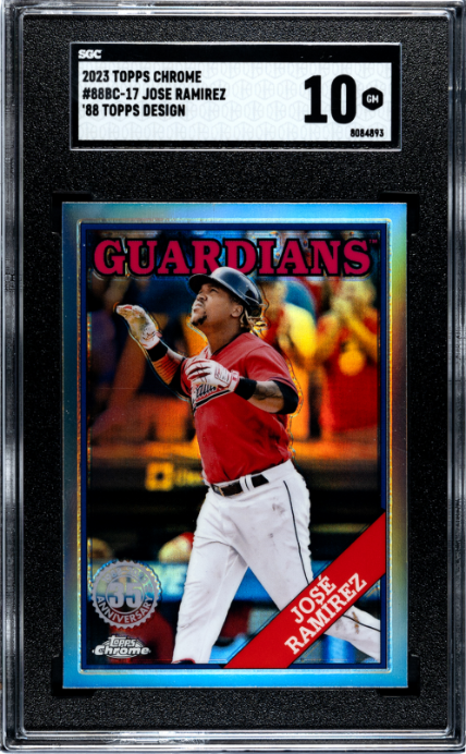 2023 Topps Chrome #88BC-17 Jose Ramirez '88 SGC 10