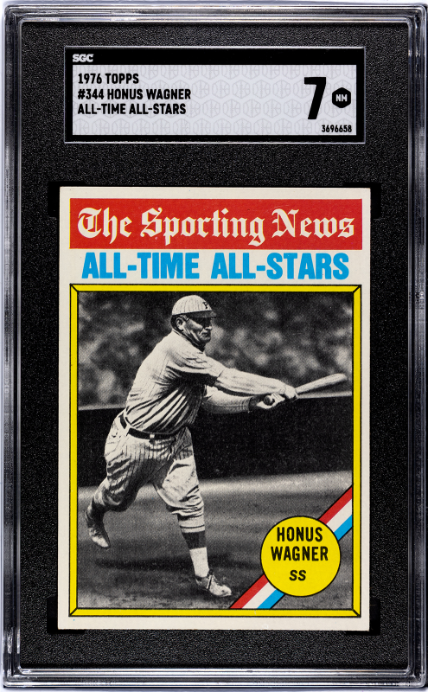 1976 Topps #344 Honus Wagner All-Time All-Stars SGC 7
