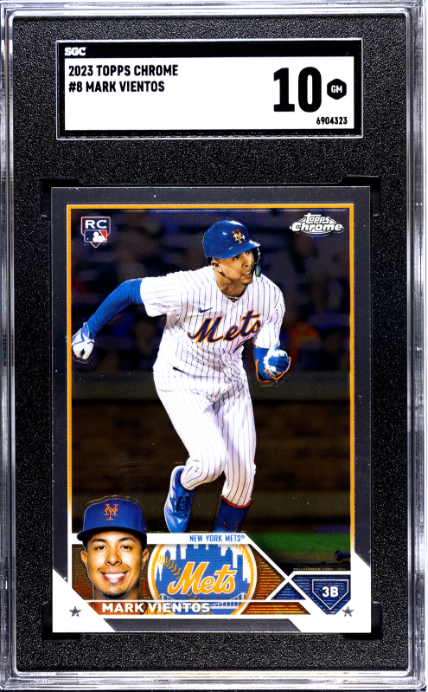 2023 Topps Chrome #8 Mark Vientos RC SGC 10