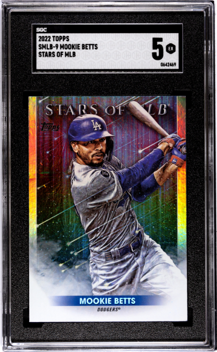 2022 Topps #SMLB-9 Mookie Betts Stars Of MLB SGC 5