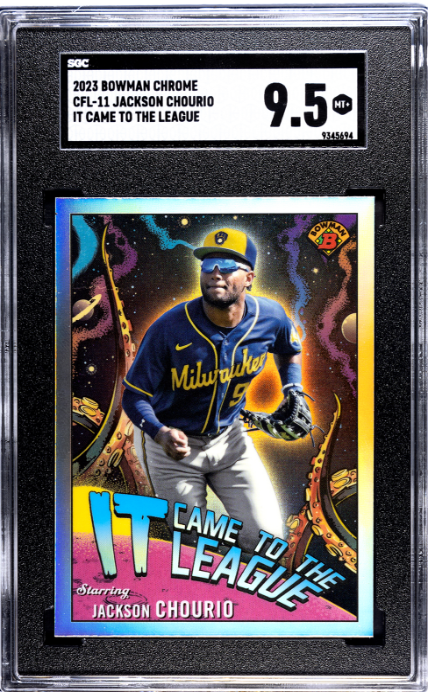 2023 Bowman Chrome #CFL-11 Jackson Chourio It Came To The League SGC 9.5