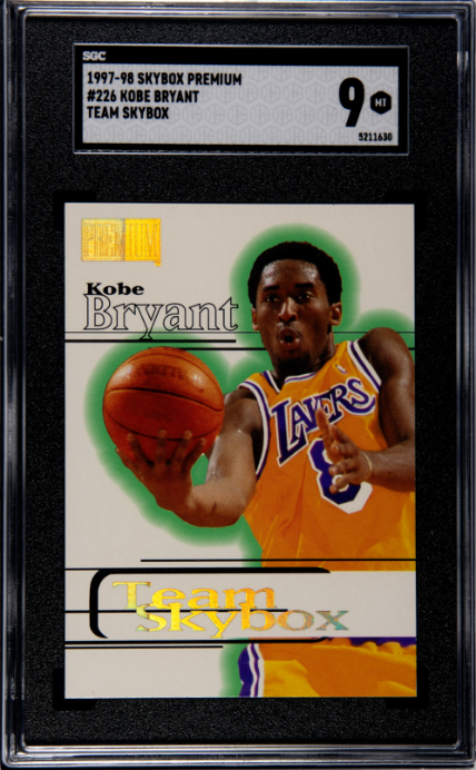1997-98 Skybox Premium #226 Kobe Bryant Team Skybox SGC 9