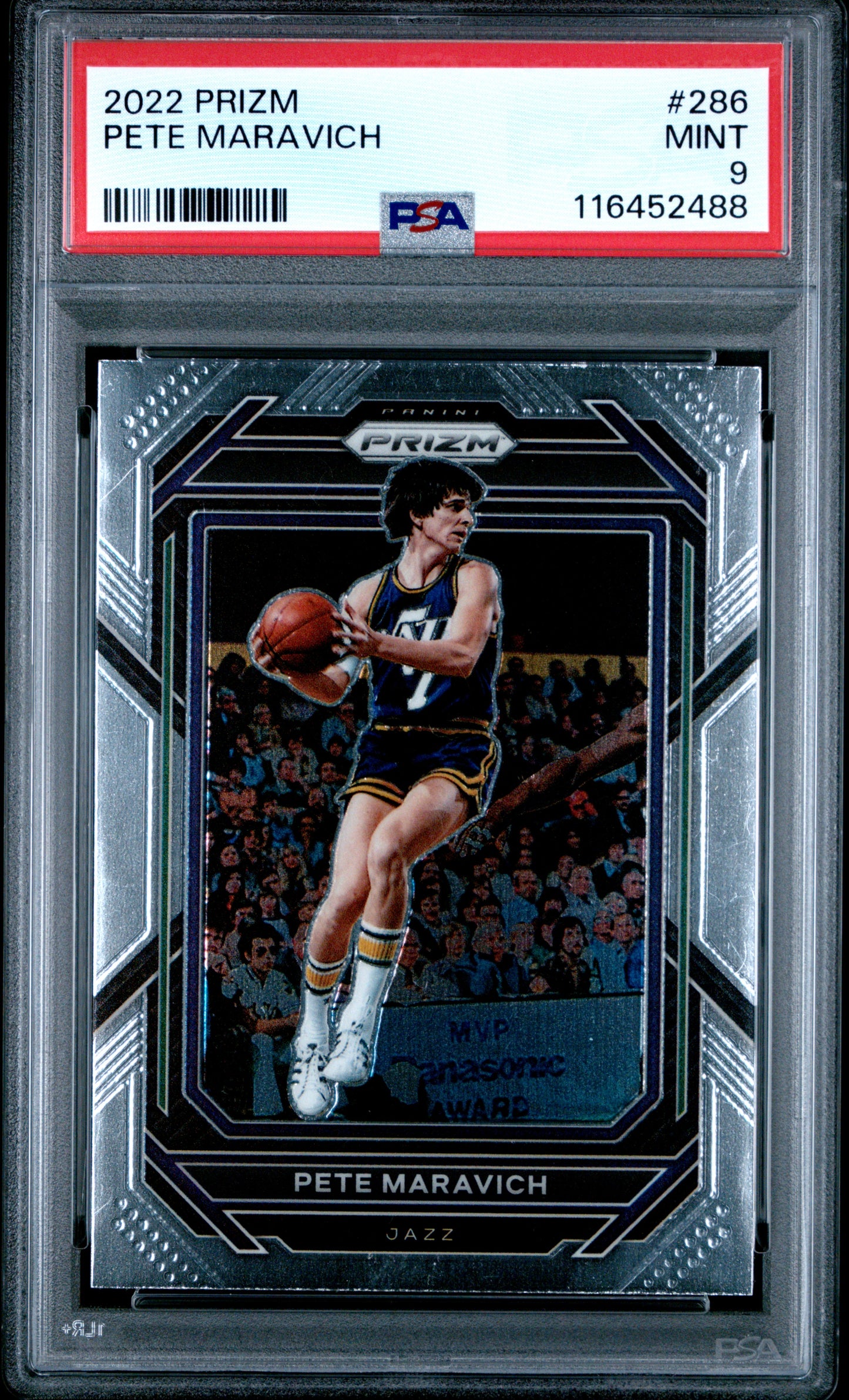2022 Panini Prizm #286 Pete Maravich PSA 9