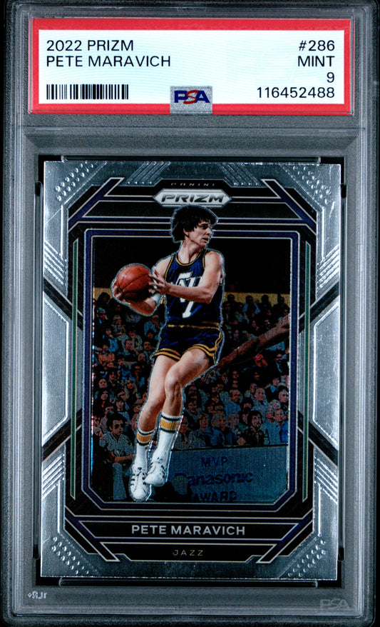 2022 Panini Prizm #286 Pete Maravich PSA 9