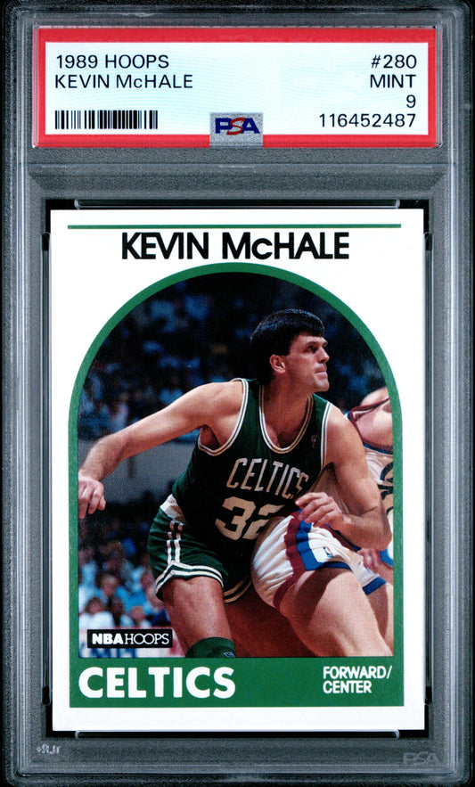 1989 Hoops #280 Kevin Mchale PSA 9
