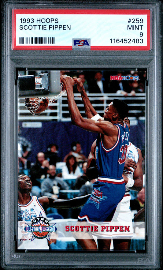 1993 Hoops #259 Scottie Pippen PSA 9