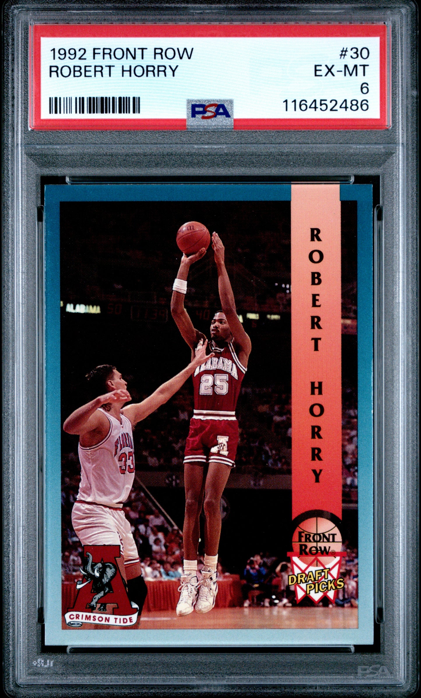 1992 Front Row Draft Picks #30 Robert Horry PSA 6