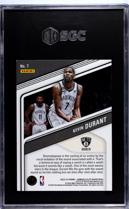 2022-23 Panini Elite #7 Kevin Durant SGC 7
