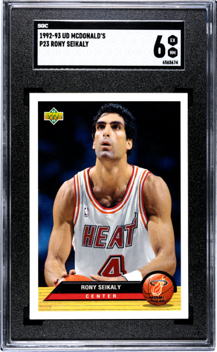 1992-93 Upper Deck McDonald's #P23 Rony Seikaly SGC 6