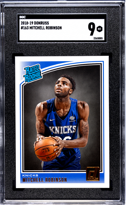 2018-19 Donruss #163 Mitchell Robinson RR SGC 9
